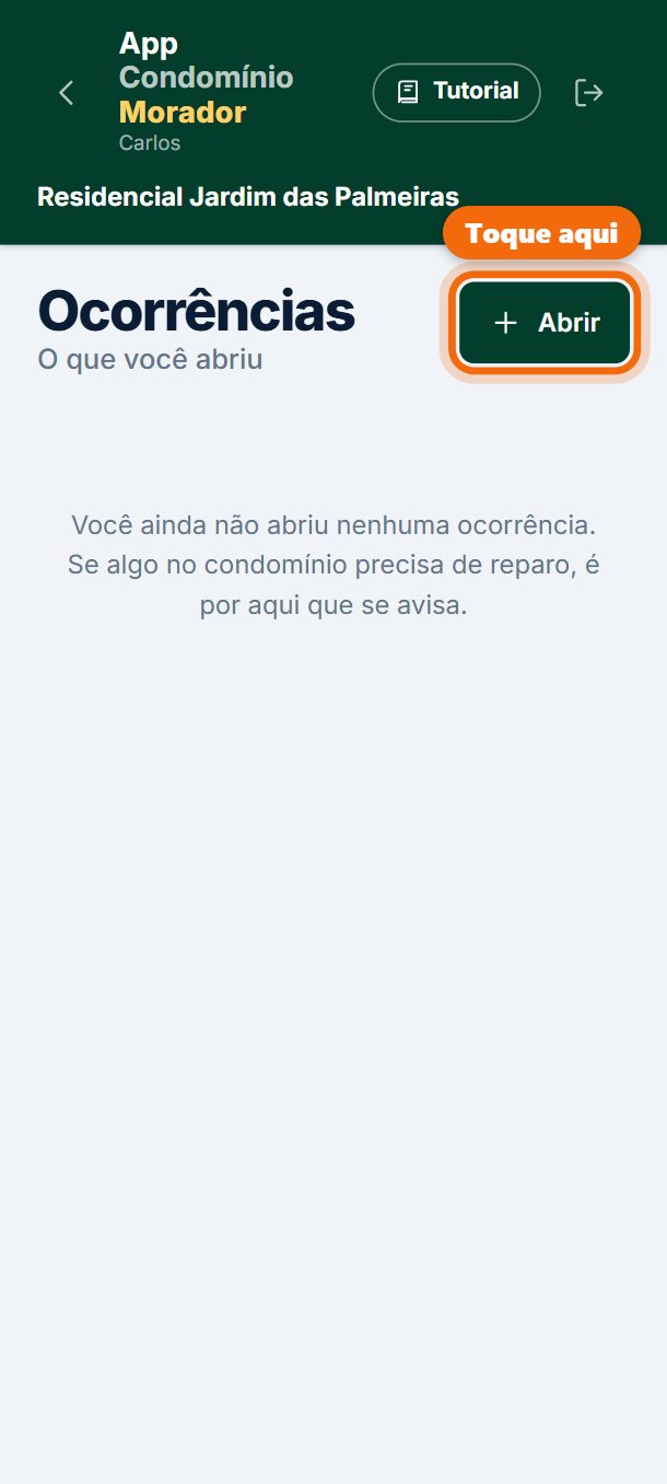 Passo 2: Toque em Abrir.