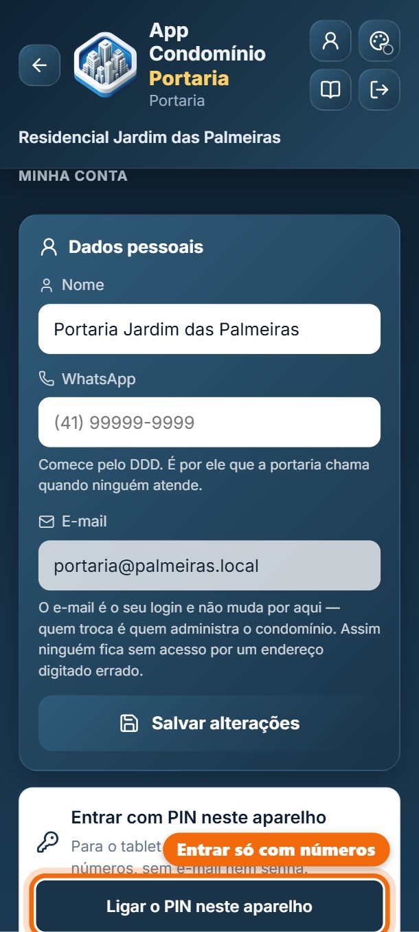 Passo 3: Para não digitar a senha a cada turno, toque em Ligar o PIN neste aparelho. Depois, a entrada é só com 4 a 6 números.